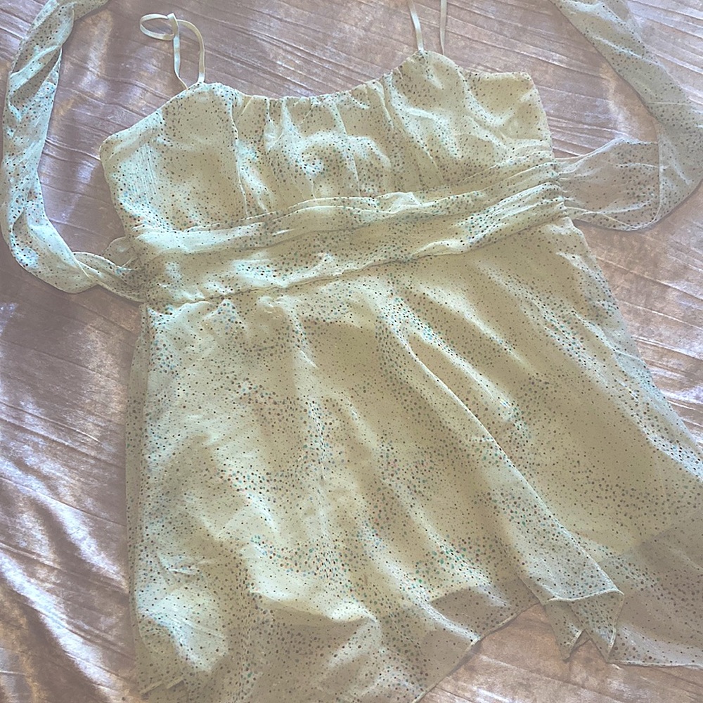 Cream Flowy Top